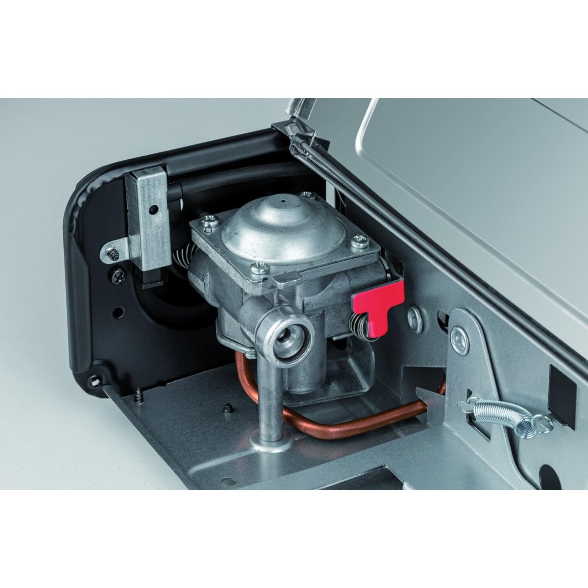 Kemper - Réchaud à gaz portable 2200W INOX + 4 cartouches de gaz + Malette de transport Cuisson Extérieure Camping Van Trek