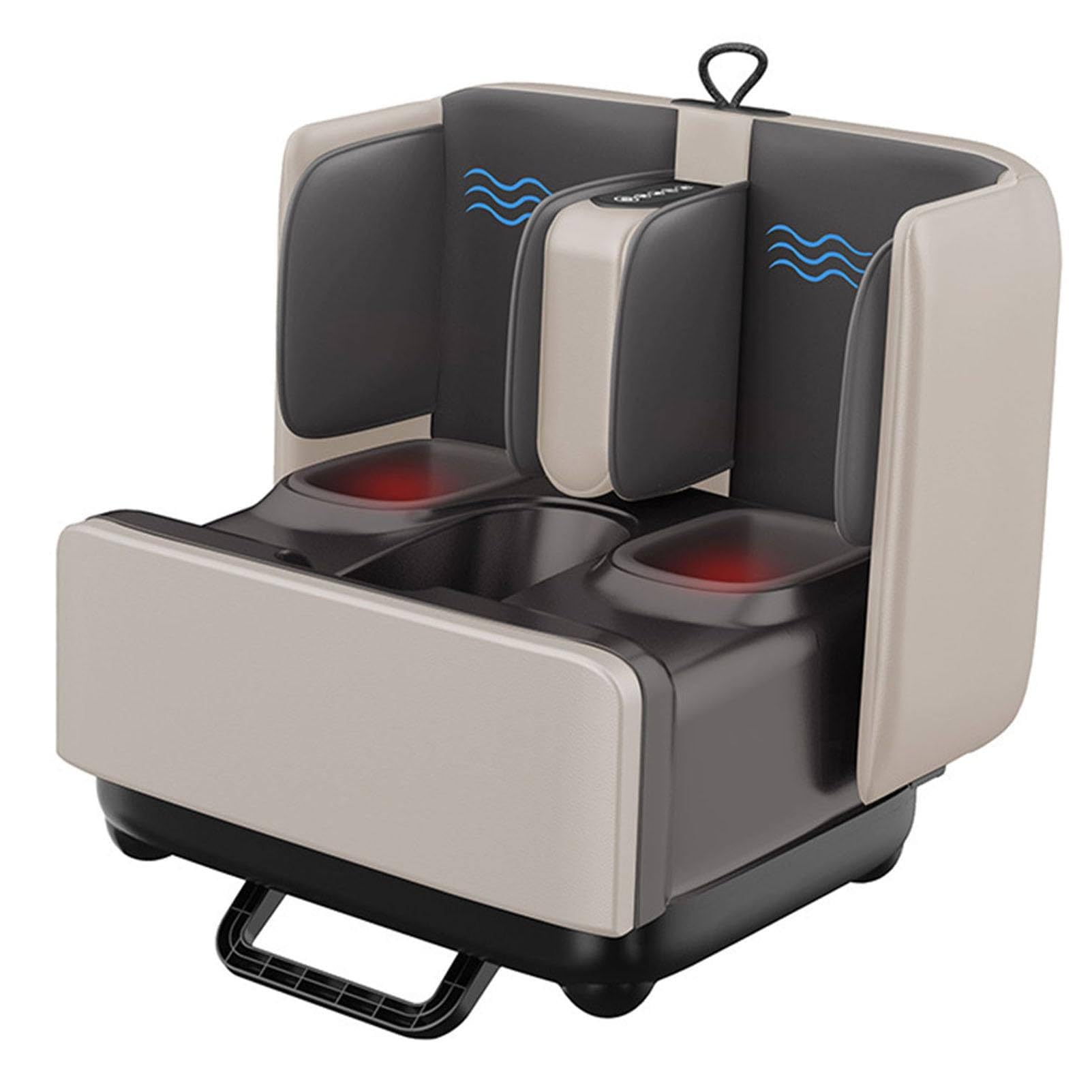 Massaggiatore Shiatsu per piedi con calore, design 2 in 1 per piedi, caviglia, sollievo dalle gambe, mira a muscoli stanchi e fascite plantare