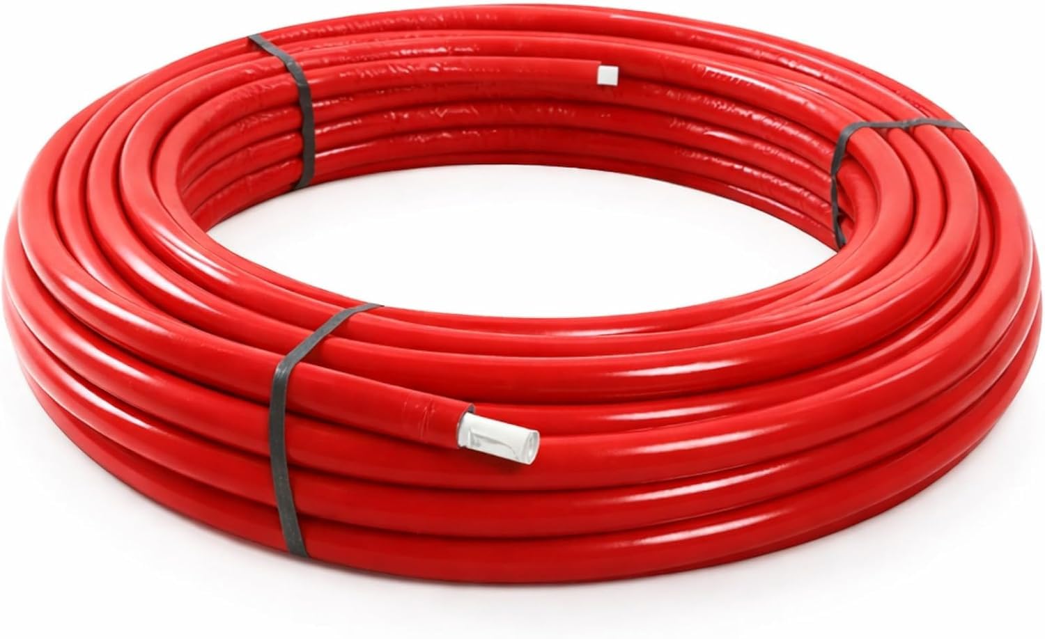HM PE-RT/AL/PE-RT isoliertes mehrschichtiges Rohr Ø16 mm 25 m rot