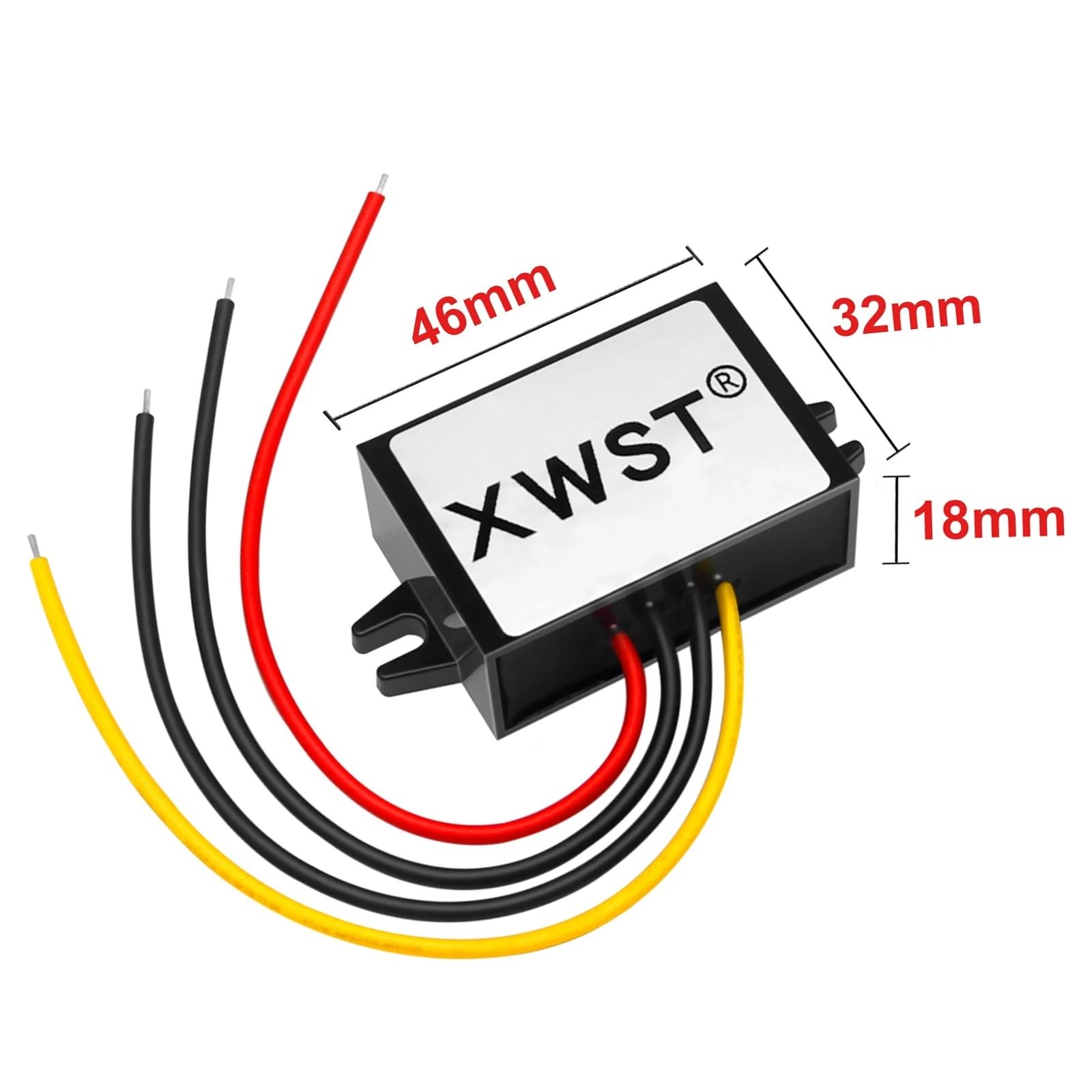 Konwerter DC DC 24 V 36 V 48 V 60 V 72 V 80 V 85 V do 12 V 1-6 A moduł zasilania 12 V napięcie (1,5 A ABS M)