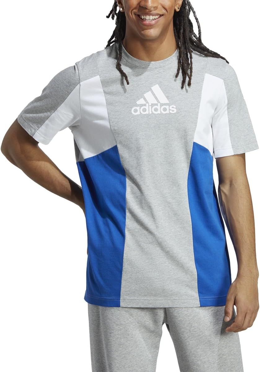 adidas Mens Essentials Colorblock T-shirtT-Shirt