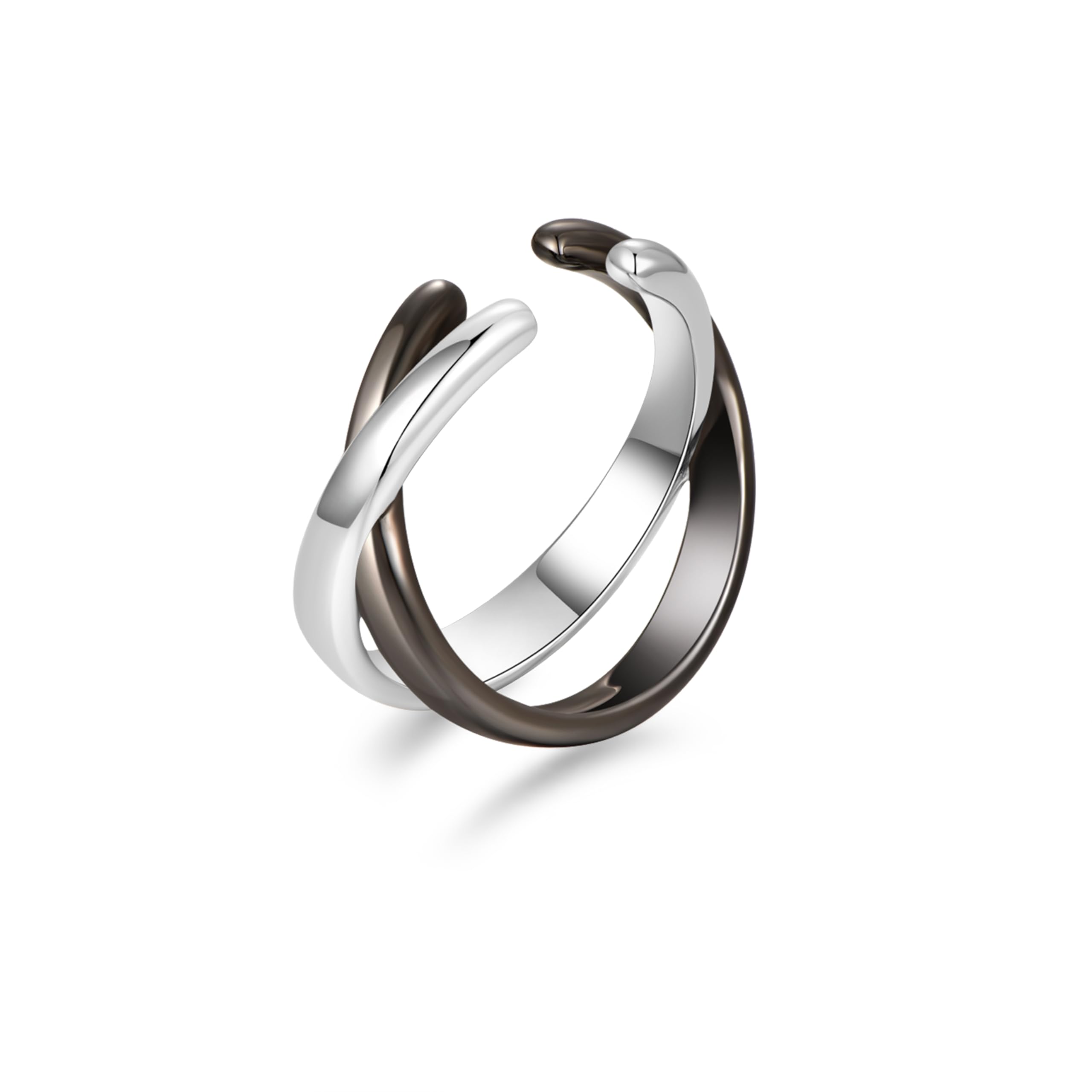Ear Cuff Uomo Nero da Piercing Finti Unisex Ipoallergenici Orecchini con Clip Regalo di Compleanno