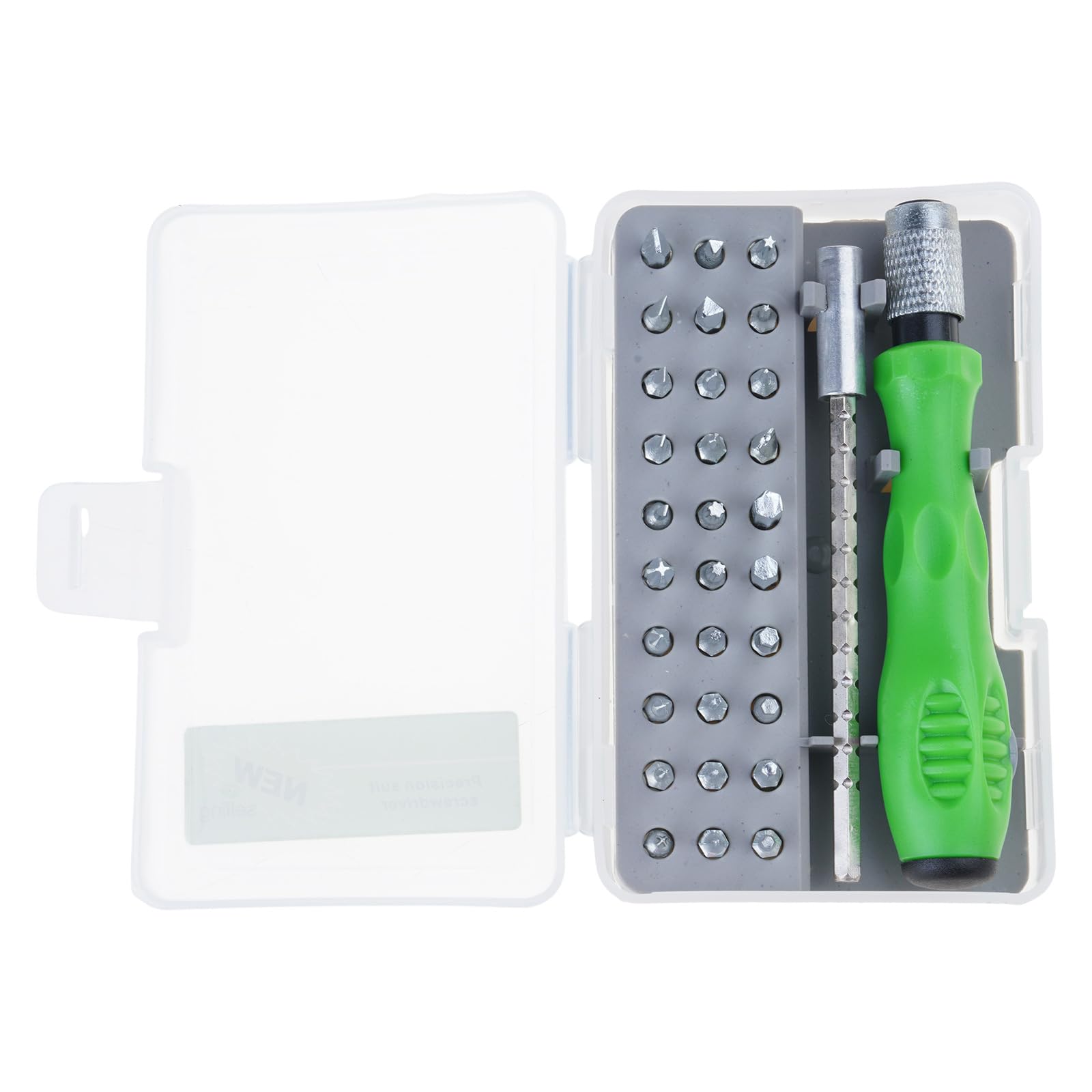 Tsophreniq Portable 32 In 1 Screwdriver Set With Various Bits Multifunction For Efficient Repair Of Gadgets Multifunction