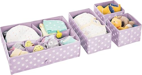 Miniatura 8 de mDesign - Organizador de tela para cajones y guardarropa