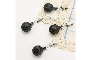 Sungmor Cast Iron Clip-On Weights for Outdoor Curtains
