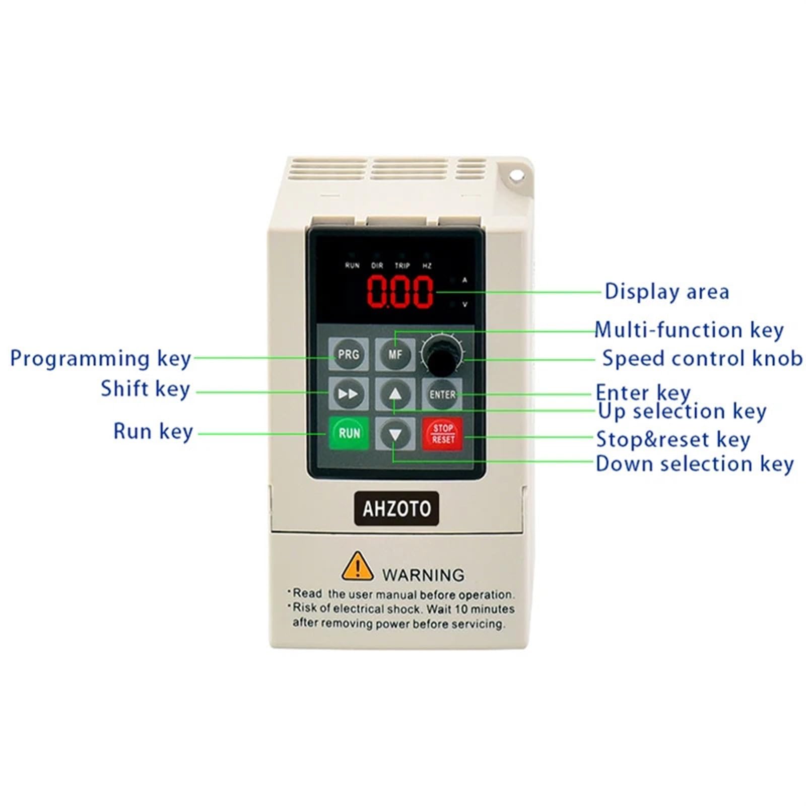 380V Solar VFD Variabler Frequenzumrichter Wechselrichter 1,5/2,2 KW Motordrehzahlregler(0.75kw)
