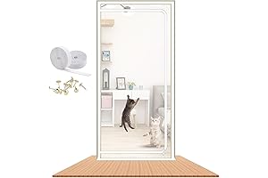 LAIJIANG Pet Proof Door Screen - Prevent Pet Escape, Mesh Zipper Screen...