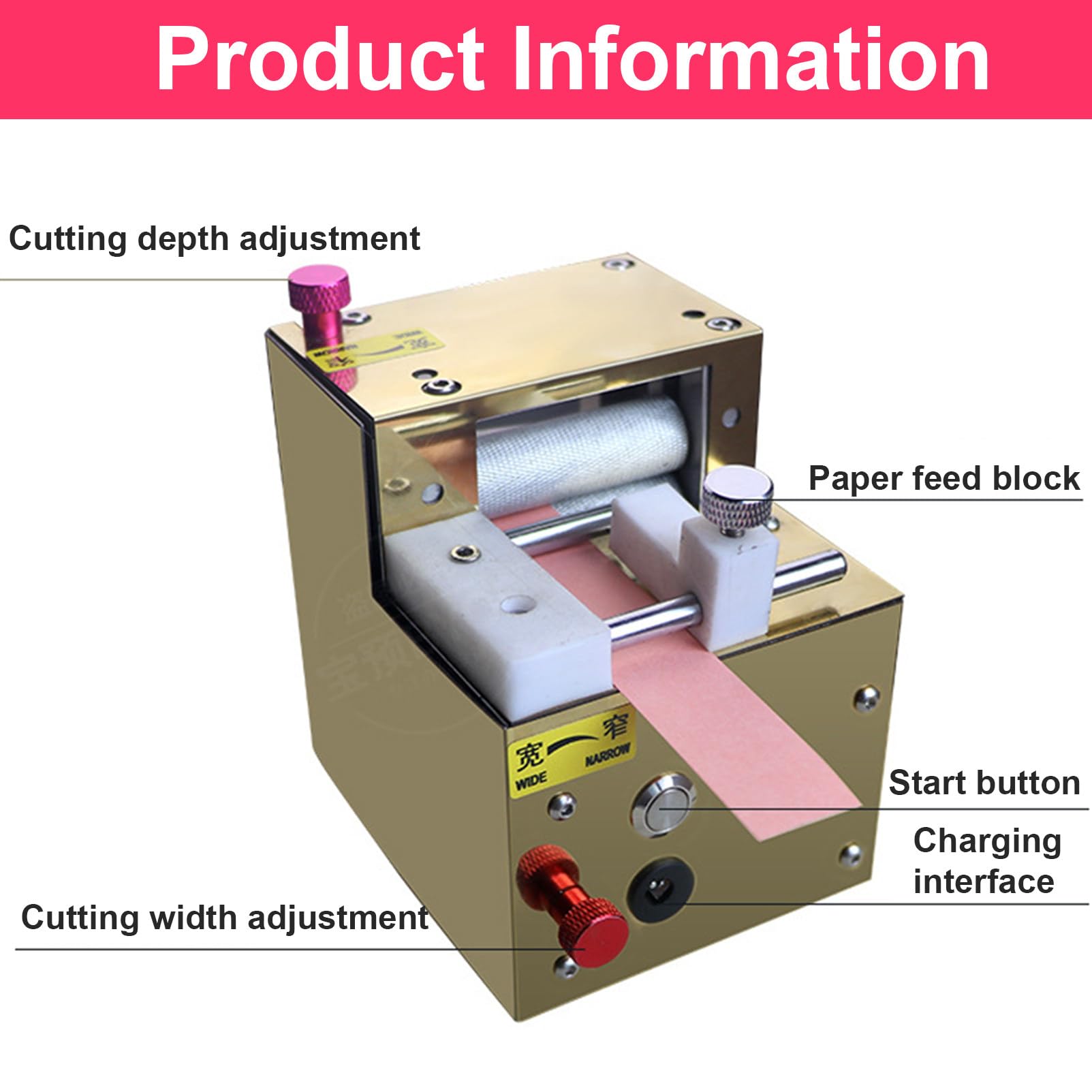 Elektrische Wiederaufladbare Papier Quilling Maschine, Papier Kunst Quaste Papier-Rolling Maschine 3D Handgemachte Farbe Papier Schneiden Rolle