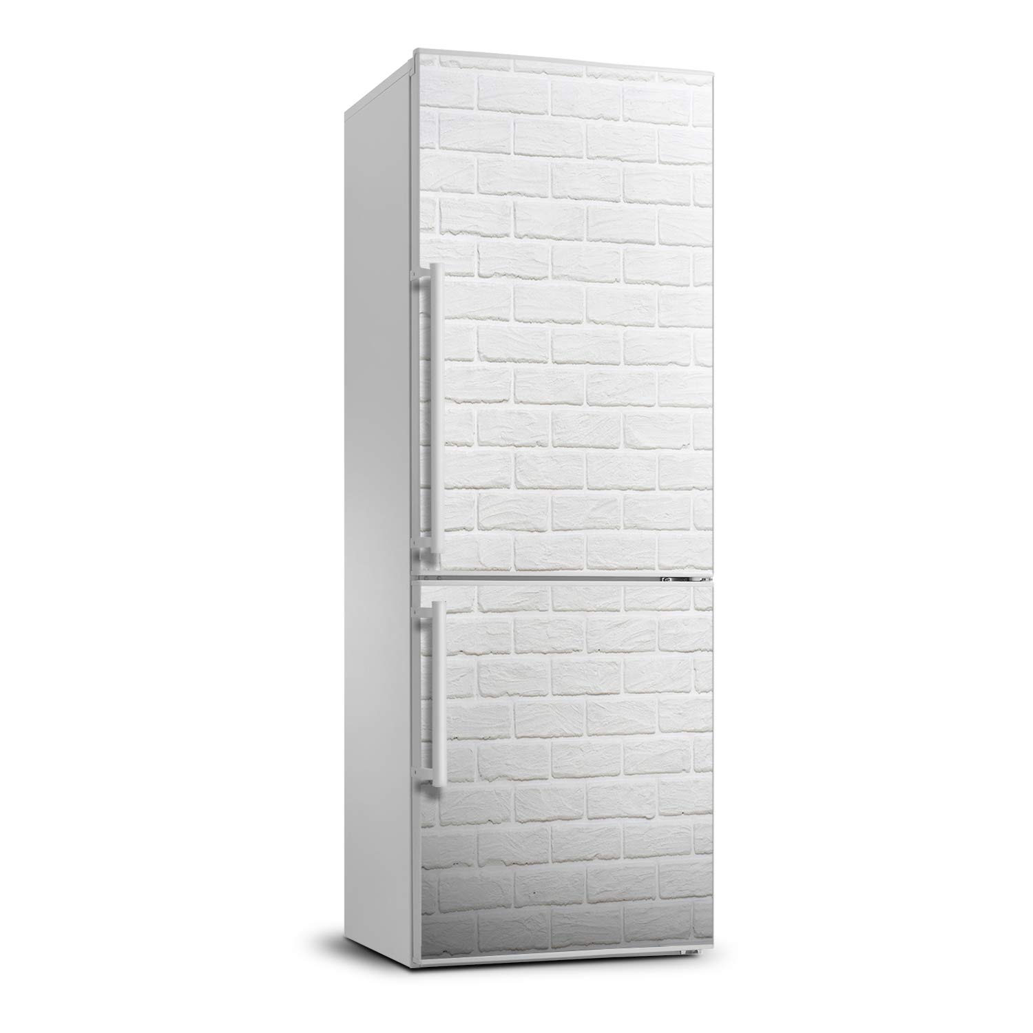 Autocollant Frigo Réfrigérateur Tulup - Rénover sans Peinture avec l'Adhésif Mur de Briques