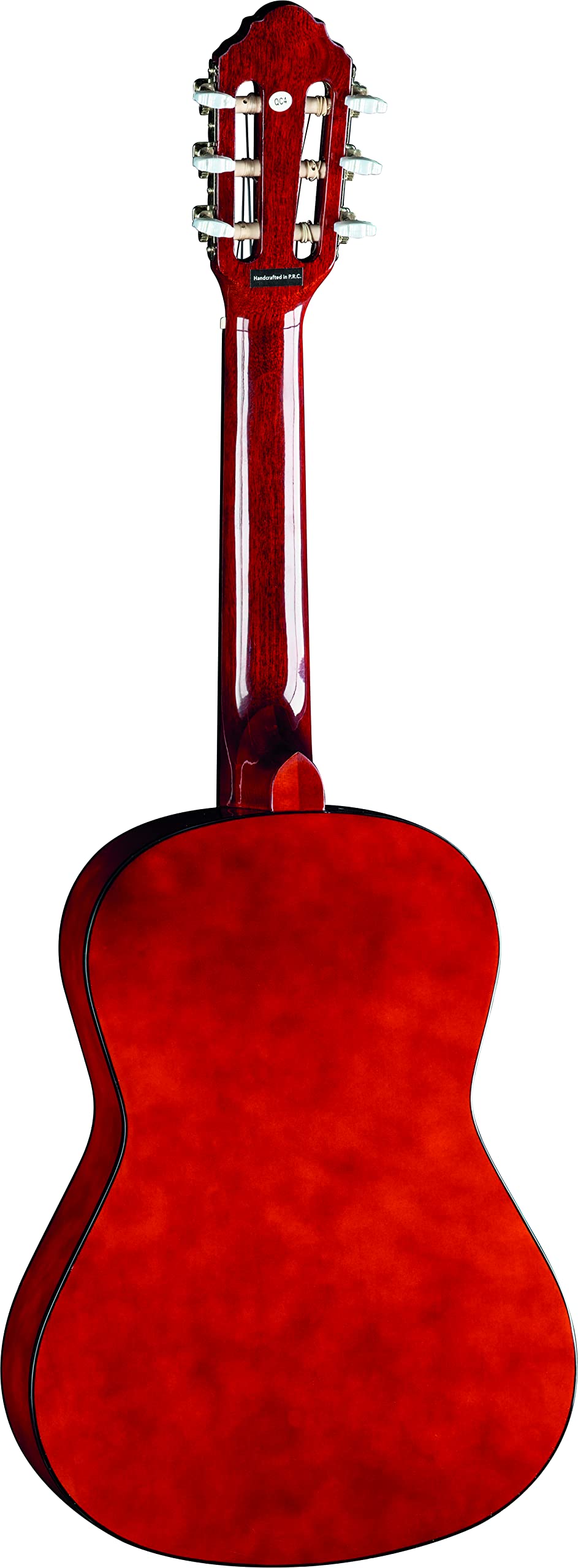 EKO GUITARS – CS-2 Natural, Guitare Classique de la Série Studio, Taille 1/2, Table en Tilleul Laminé, Éclisses et Fond en Tilleul Laminé, Manche et Touche en Bouleau, Housse Incluse, Couleur Natural