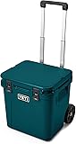 YETI Roadie 48 Wheeled Cool Box, Insulated Hard Cooler Agave Teal
