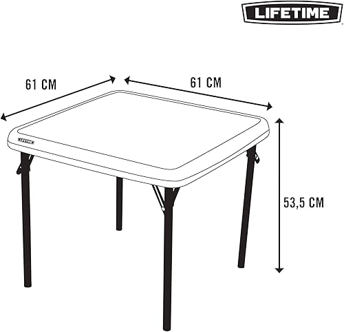Miniatura 3 de Mesa cuadrada plegable para niños de la marca Lifetime Products  almendra