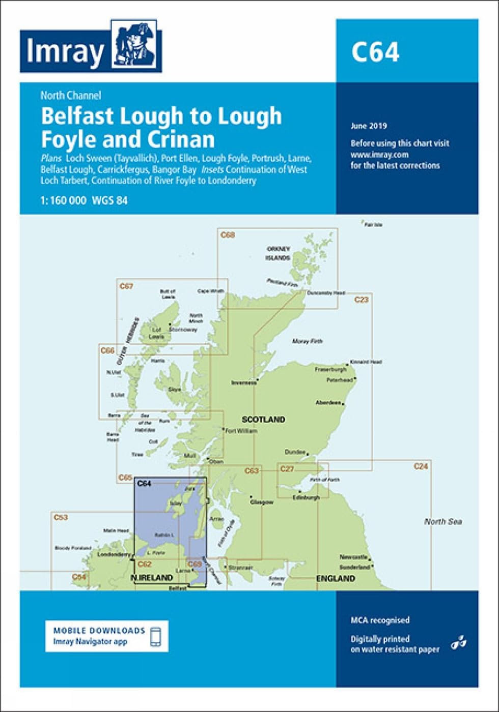 C64 North Channel : Belfast Lough to Lough Foyle and Crinan