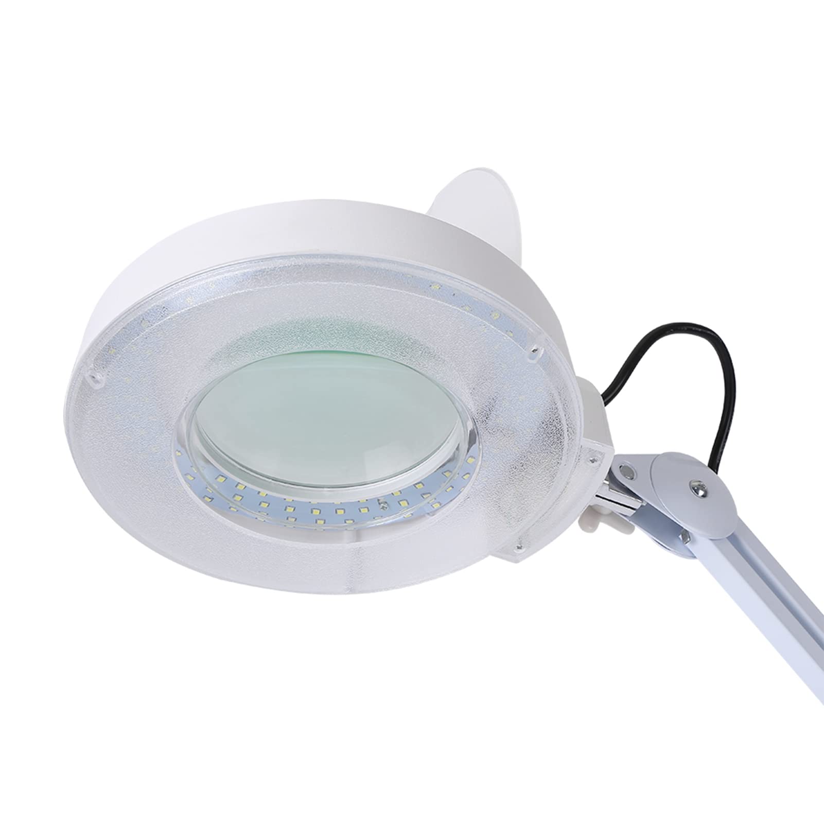 Ausla Lámpara De Lupa De Pie, Lámpara De Lupa De Piso Blanca 220-240V De Pie Para Spa Para Uñas Para Tatuajes