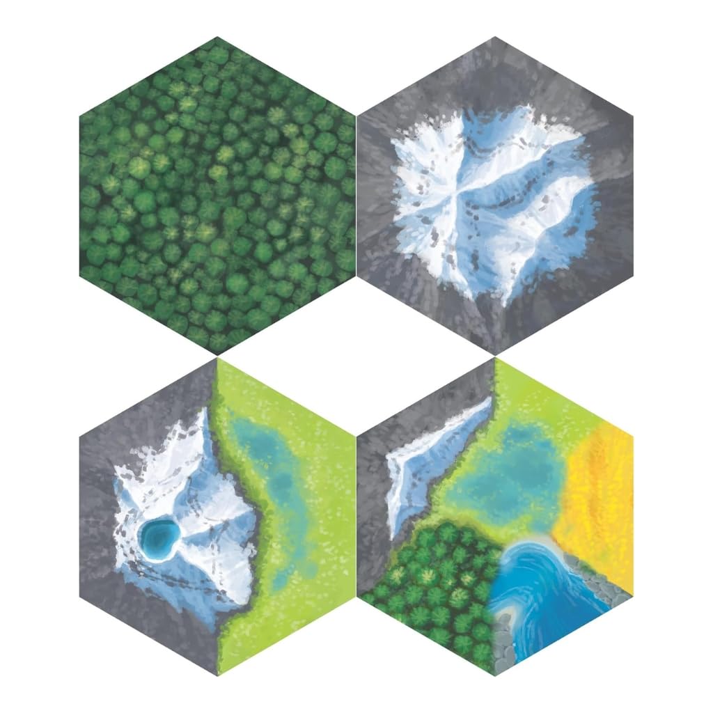 AEG Alderac Entertainment | Cascadia Rolling Hills Jeu de Société en Anglais pour Toute la Famille | Jeu de Stratégie avec Dés pour 1-4 Joueurs | La Faune du Nord-Ouest Pacifique