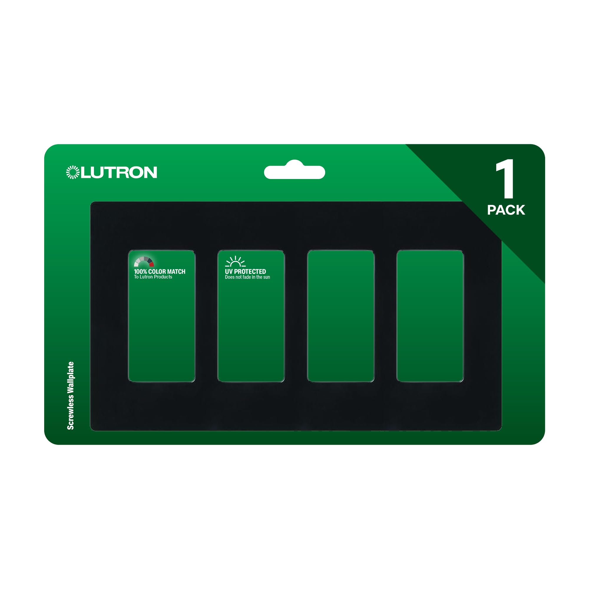 Lutron Claro Wall Plates - Gloss White -14