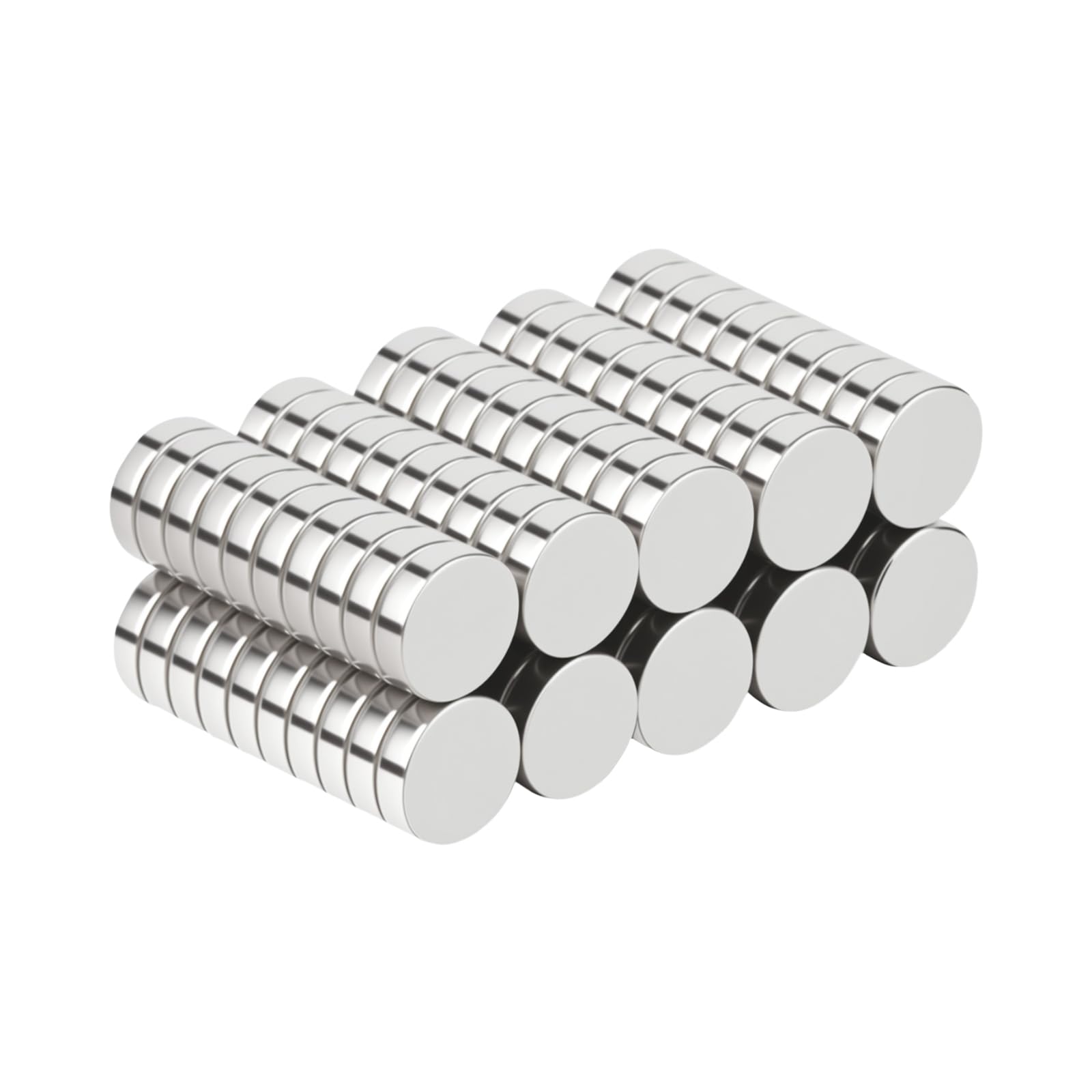 MIN CI 100Pack Extra Strong Magnets 6x2mm Round Fridge Magnets, Neodymium Magnet, Tiny Magnet, Small Magnete For Crafts, Photos, Notice Board