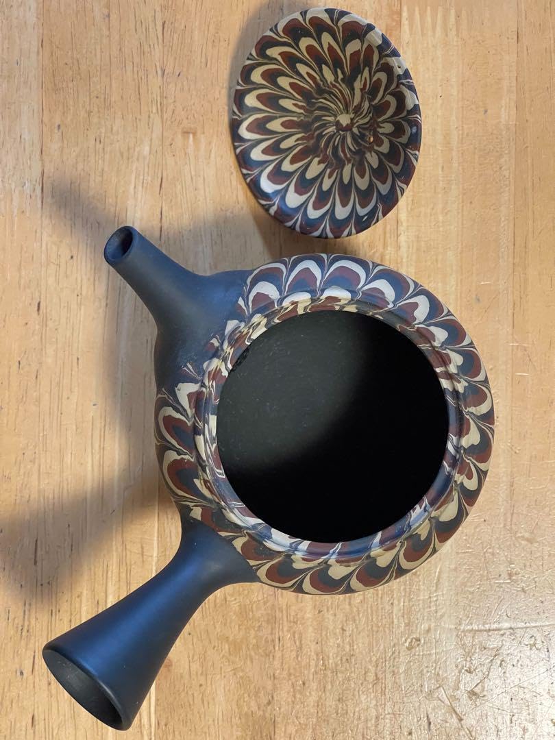 Amazon | 常滑焼 沢田豊山 練込急須 | ノーブランド品 | 急須 