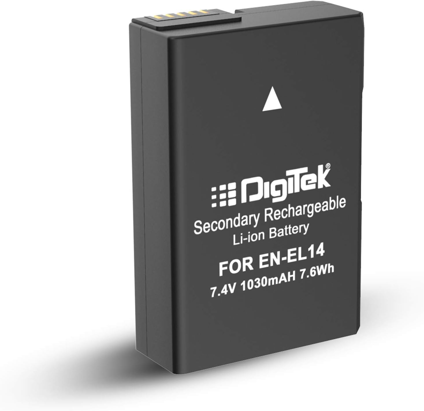 Digitek (ENEL14 Rechargeable Battery for Nikon D Series & CoolPix Cameras, 1030mAh, Compatible with D3100,D3200,D3300,D3400,D3500,D5100,D5200,D5300,D5500,D5600, DF, CoolPix P7000,P7100,P7700,P7800