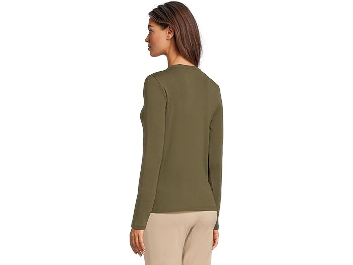 Essential Long Sleeve Crew Neck T-shirt - Image 1