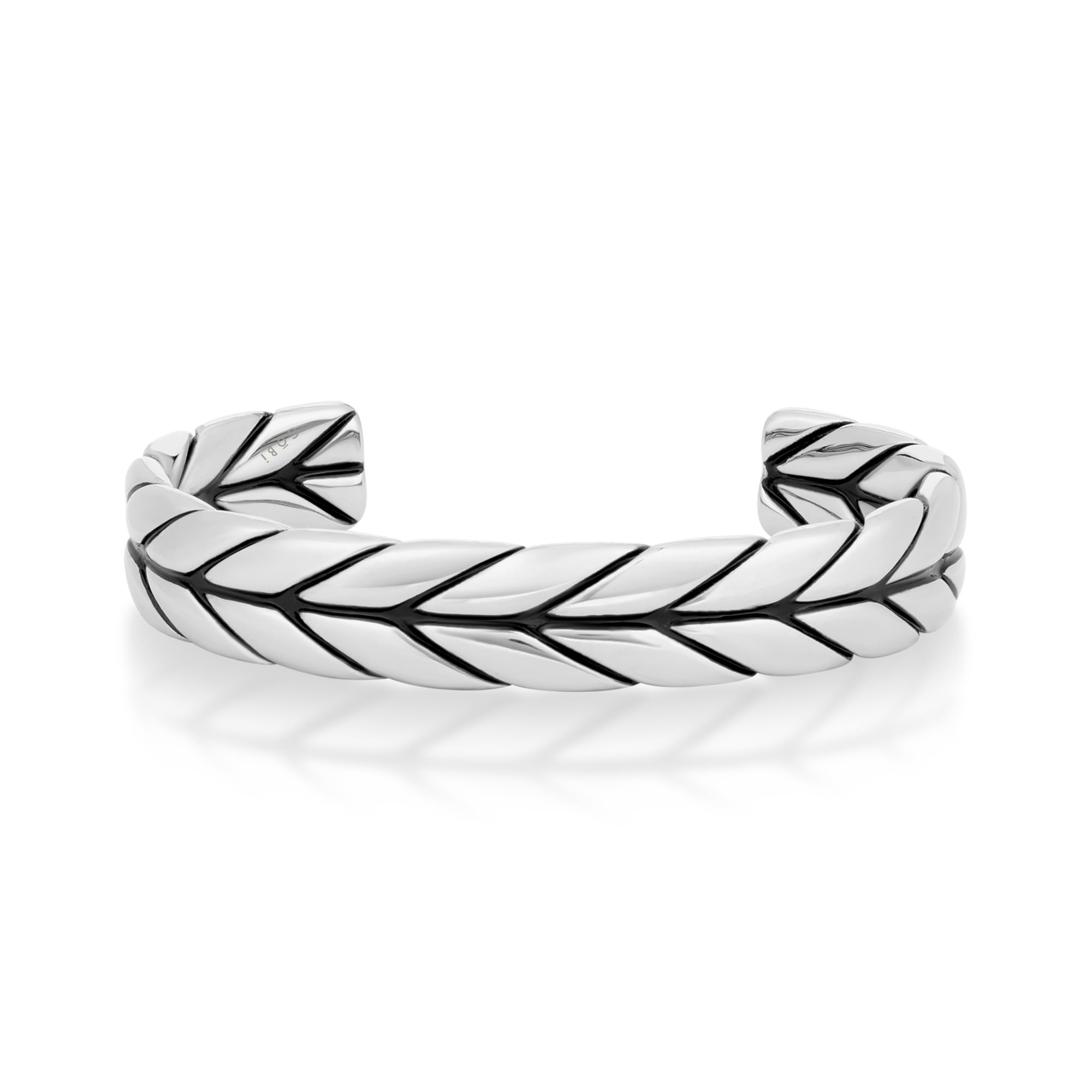 COBI 316L Stainless Steel Thin Engraved Men Sliver Cuff Bracelets Vintage Bangle Jewelry Mens Minimal Open Bracelet Waterproof