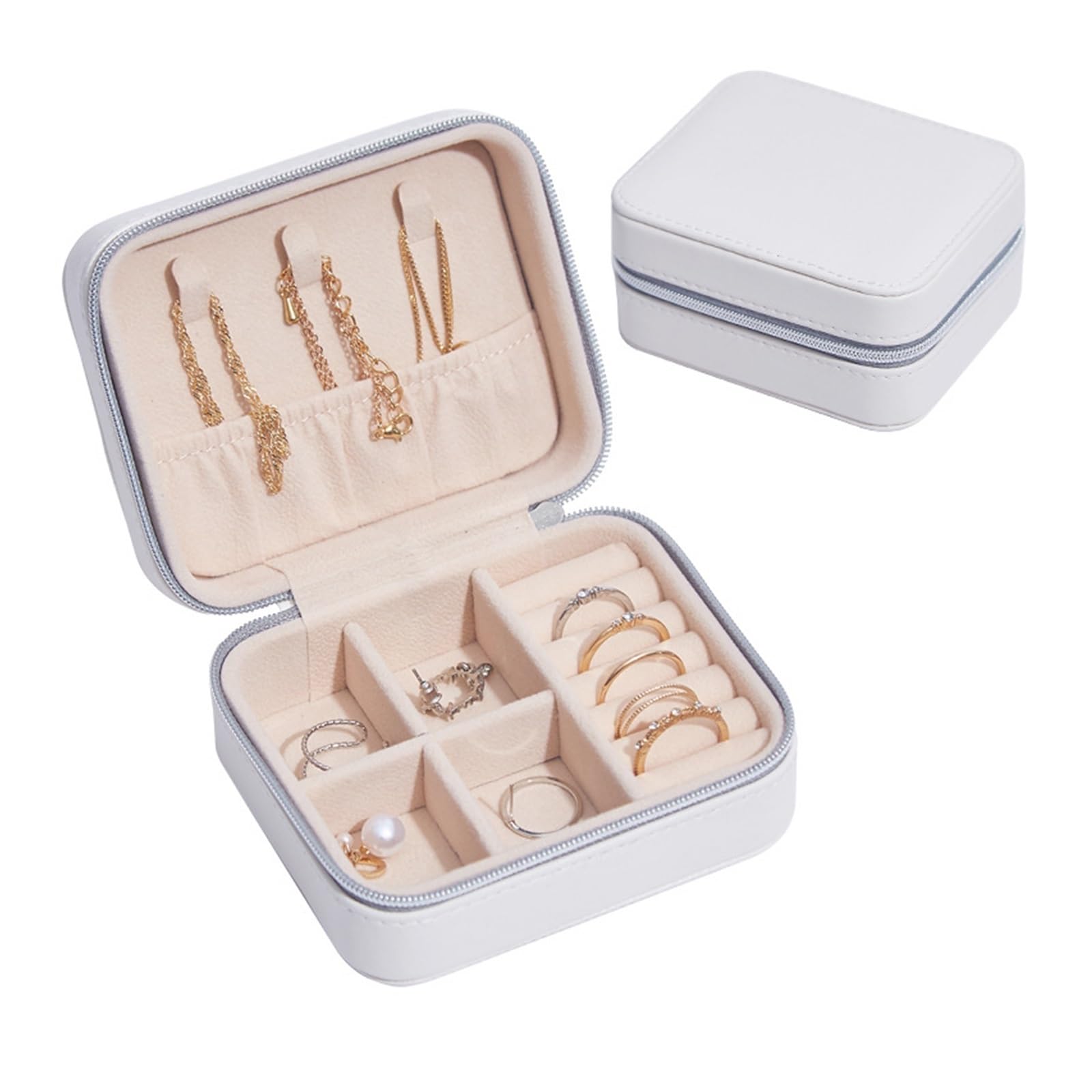 Jewelry Organizer Box Jewelry Box Portable Small Simple Earrings Earrings Earrings Earrings Storage Box Hand Jewelry Jewelry Storage Box