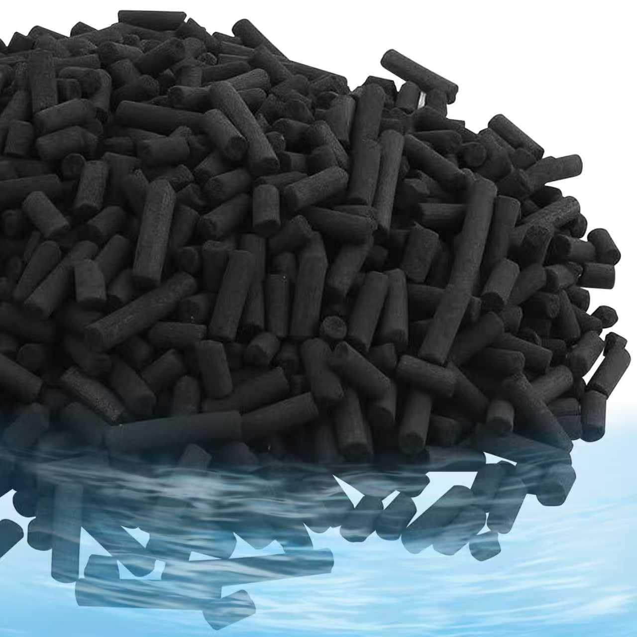 Filtro de carbón de carbón a granel de 6.6 libras para acuario, pecera, filtro de arrecife Koi
