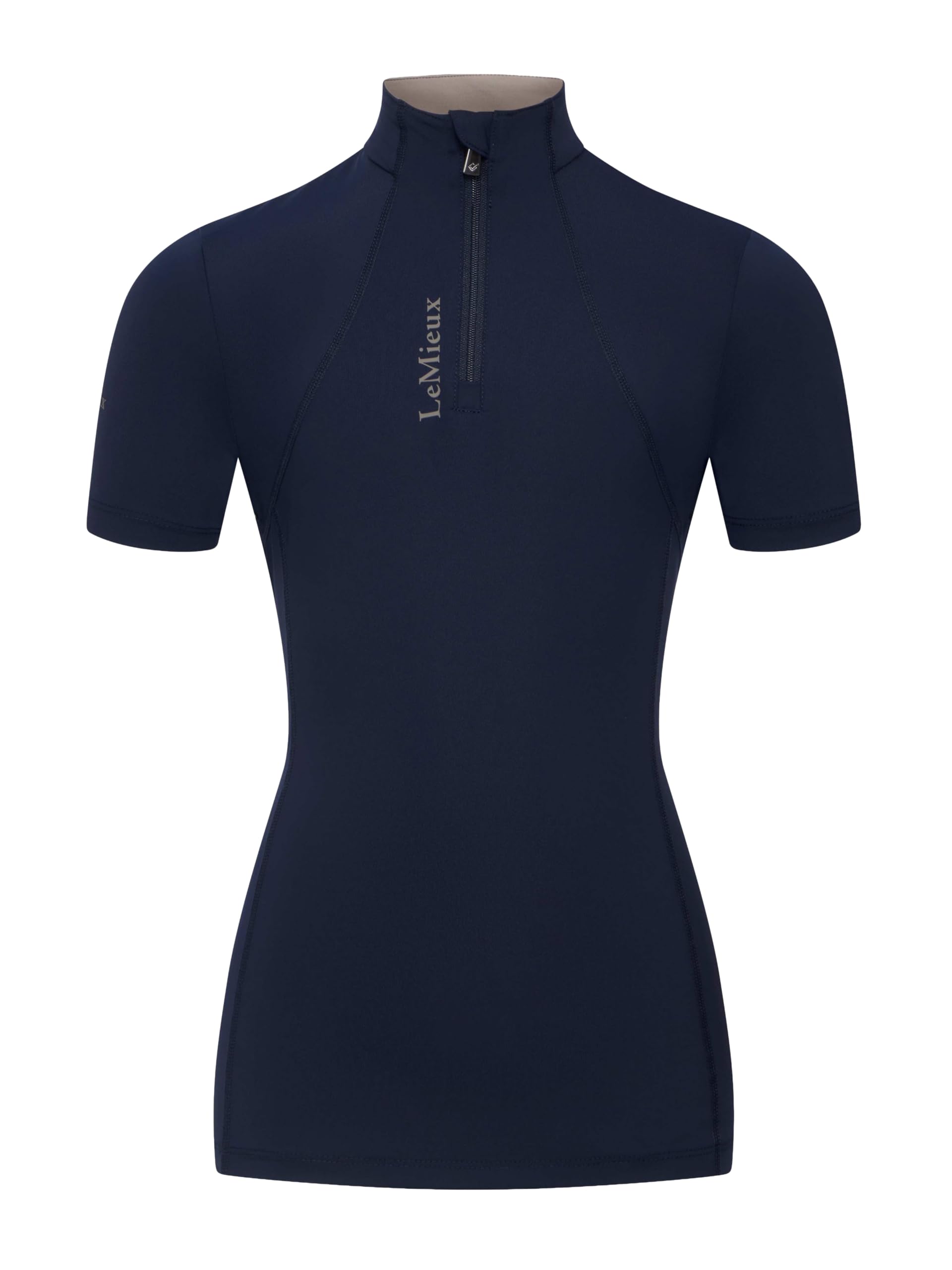 LeMieux Young Rider Classique Short Sleeve Base Layer - Childrens Equestrian Horse Riding Top - Navy - 13-14years