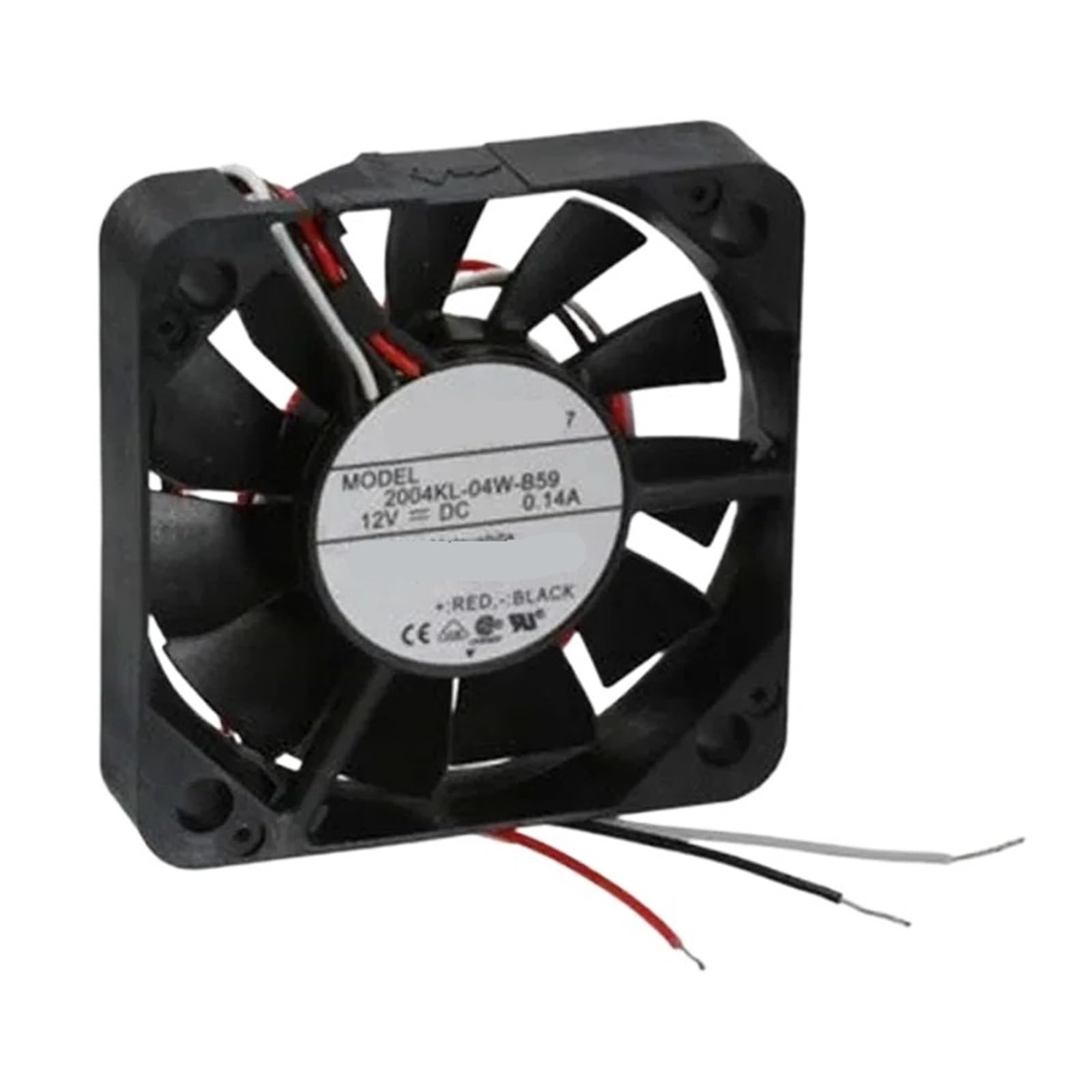YMUGUEGH 5010 2004KL-04W-B59 12V 0.14A 3wire Cooling Fan