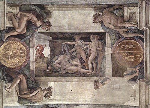 Sistine Chapel Section 10 par Michelangelo pour salon élégant