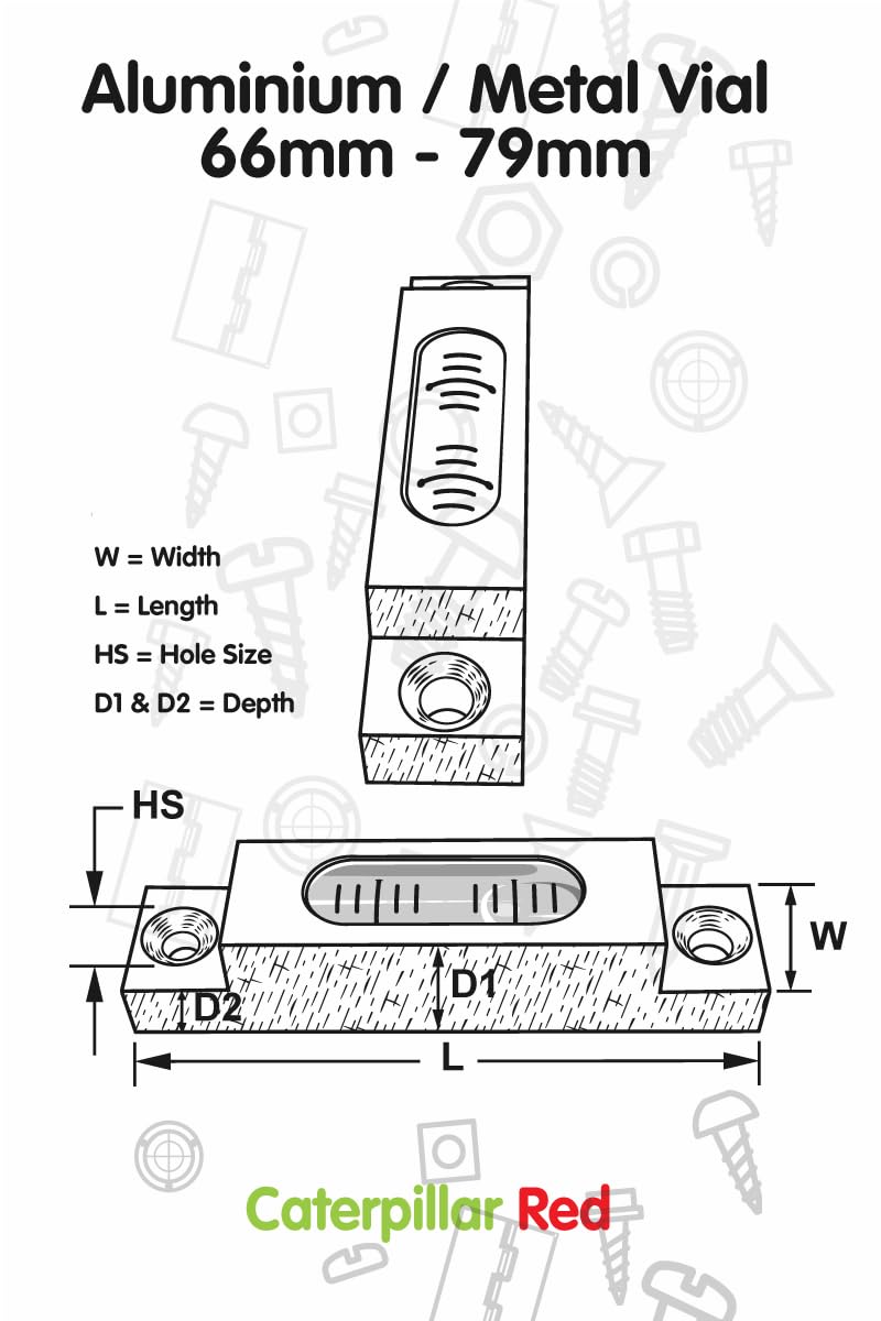 Nivel de precisión metálico, ampolla de repuesto para nivel de burbuja, ampolla tubular cilíndrica, sensibilidad precisa, MGV-661514-CS