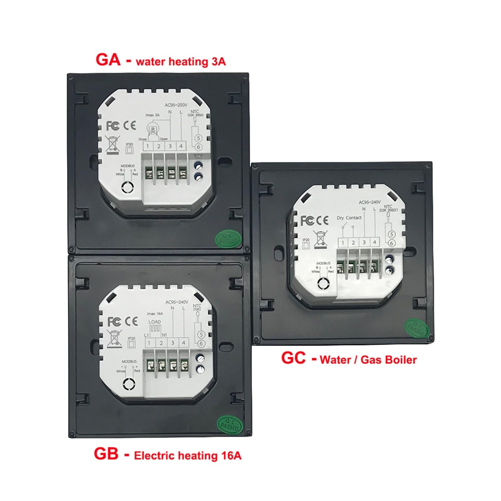 Inteligentny termostat Wifi Regulator temperatury do ogrzewania podłogowego Kocioł wodny/gazowy działa w domu OszczęDza Energię I Koszty Ogrzewania(Black,BHT-002GC (WiFi))