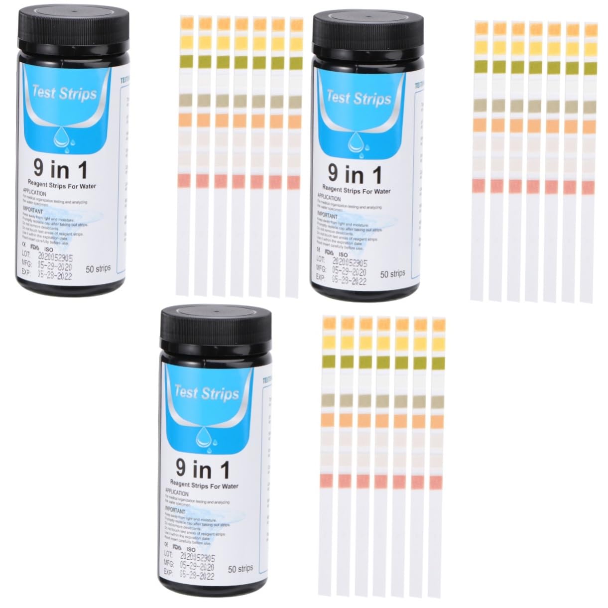 150pezzi Reattive Per Test Della Kit Test Ph Per Acquari e Potabile Facile