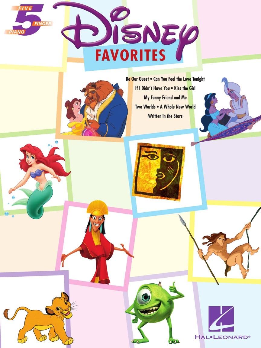 Disney Favourites Five Finger Piano Pf: 8 Songs for Beginners - Various
