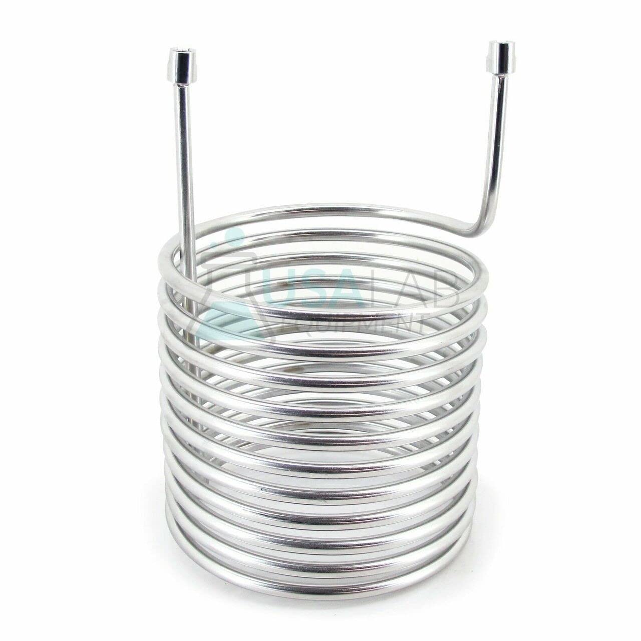 Stainless Steel 304 Condensing Coil - 9" x 9" x 15" - 1/2" FNPT - USAlab