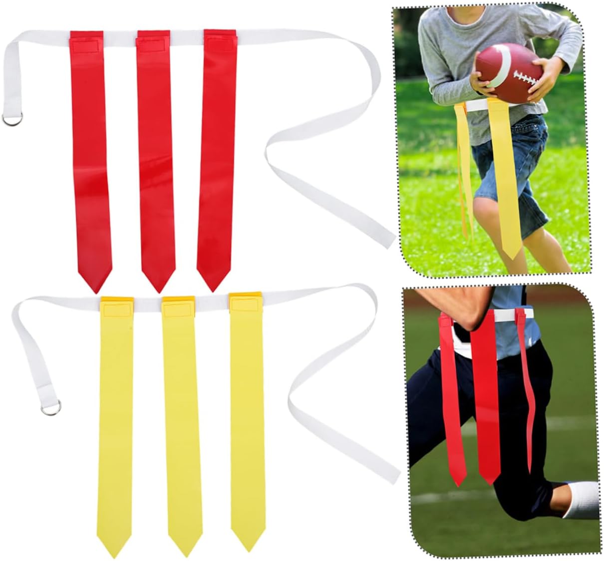 VANZACK Rugby Football Waist Flag Flag Belts Pop Flag Football Flags Football Flag Belt Rugby Flag