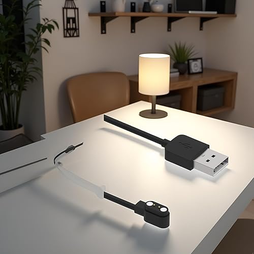 Miniatura 7 de Compatible con cargador de reloj inteligente Da Fit, cable de cargador USB de repuesto de 3.3 pies, cable de carga para reloj inteligente, reloj