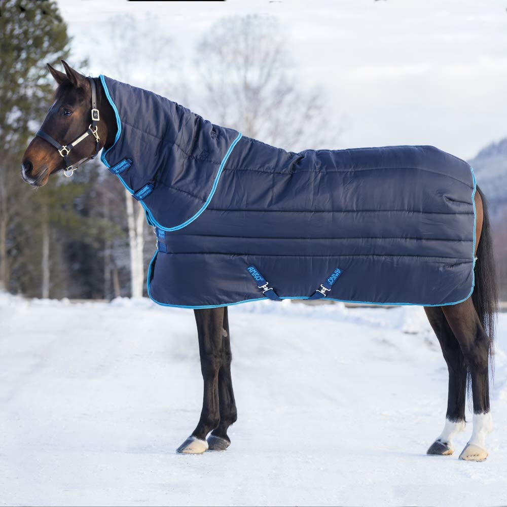 Tapis D'écurie Horseware Amigo, Bleu, 5 Pieds 6, Poids Lourd - Bon état, Idéal Pour Chevaux