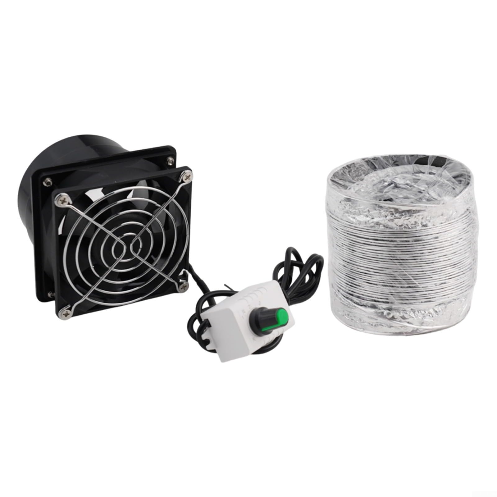 Ventilateur extracteur de fumée de soudure avec ventilateur réglable et tuyau de conduit pour atelier, cuisine (ventilateur + tuyau de 1 m)