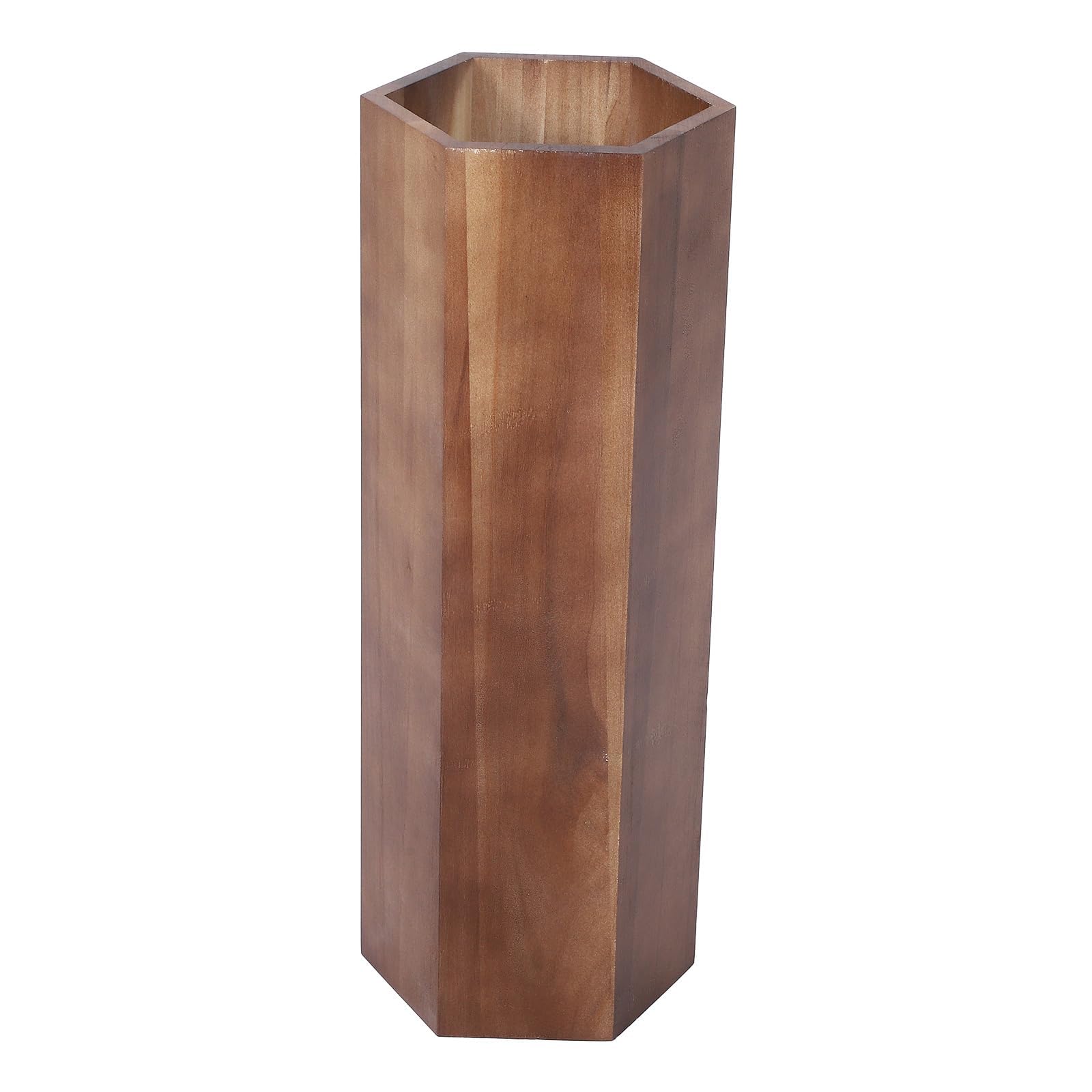 Panier de rangement pour parapluie et canne en bois vintage