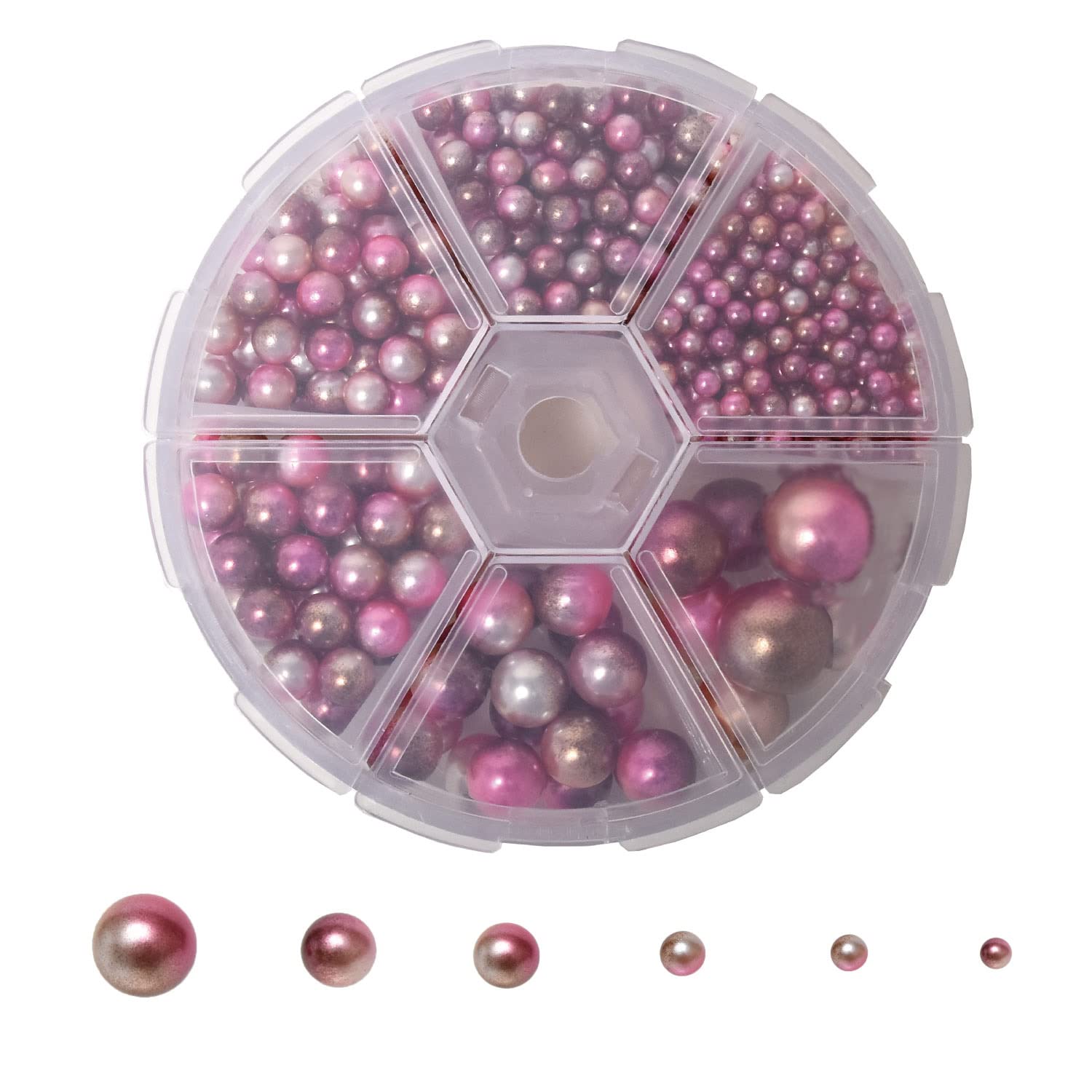 Amazon.co.jp: ビーズ パール 穴なし （3mm/4mm/5mm/6mm/8mm