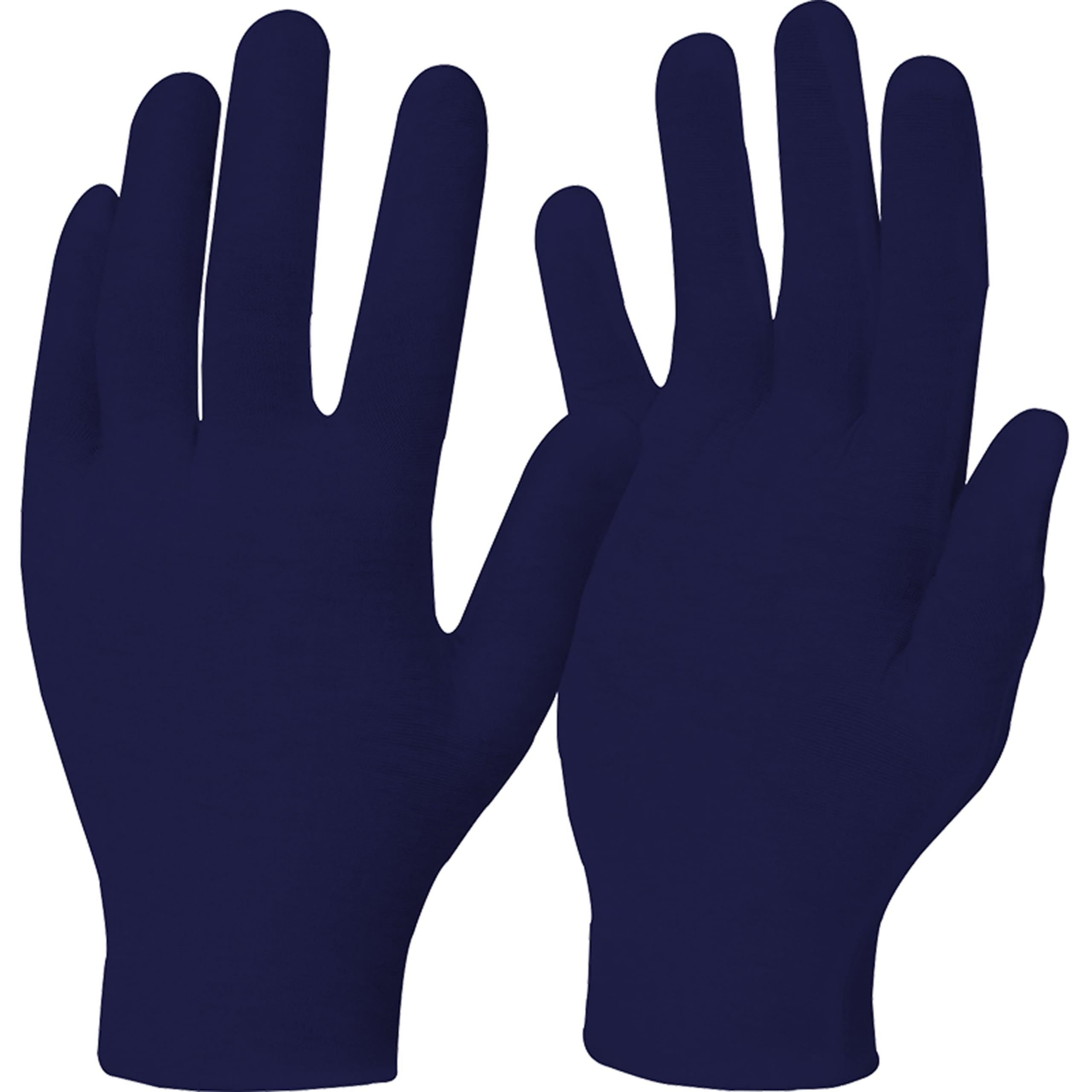 SIGLATE soft Cotton double Layer Gloves for Man Woman Gym, Running, Cricket, Outdoor Activities Free Size, Blue Glove for Pack of 1 Pairs