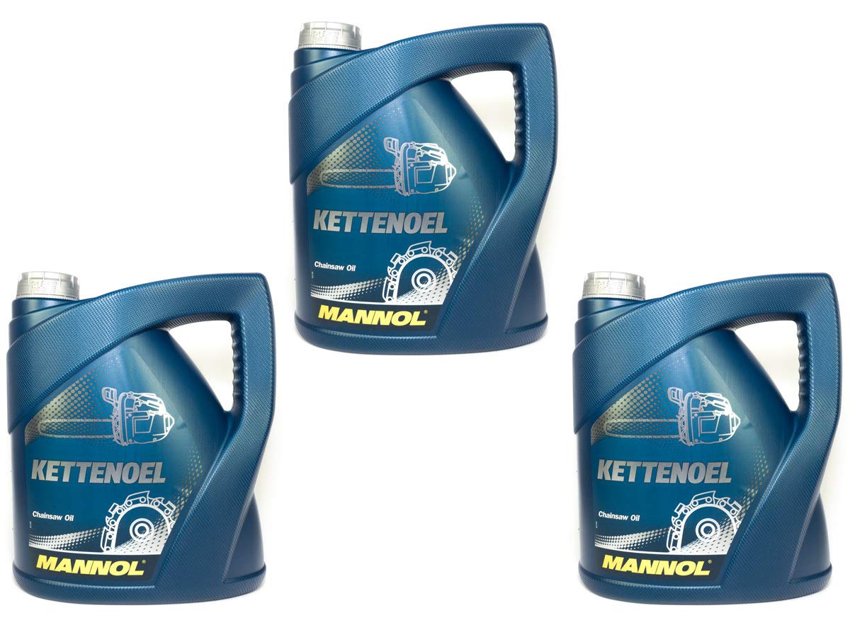 Motorsäge Kettensäge ÖL Kette Kettenöl MANNOL MN1101-4 3 X 4 Liter