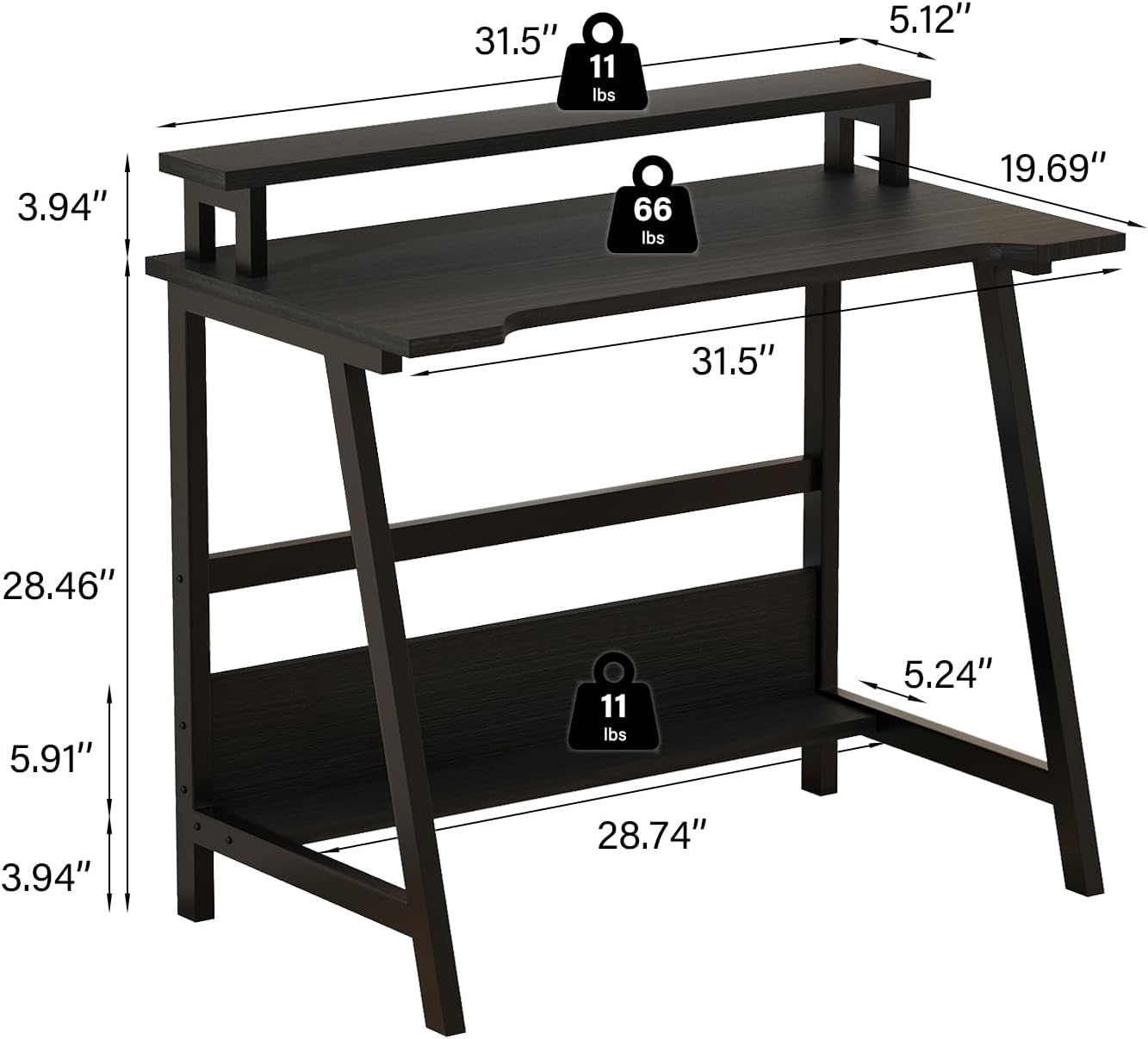 Maximize Your Space: ALISENED Small Computer Desk Review
