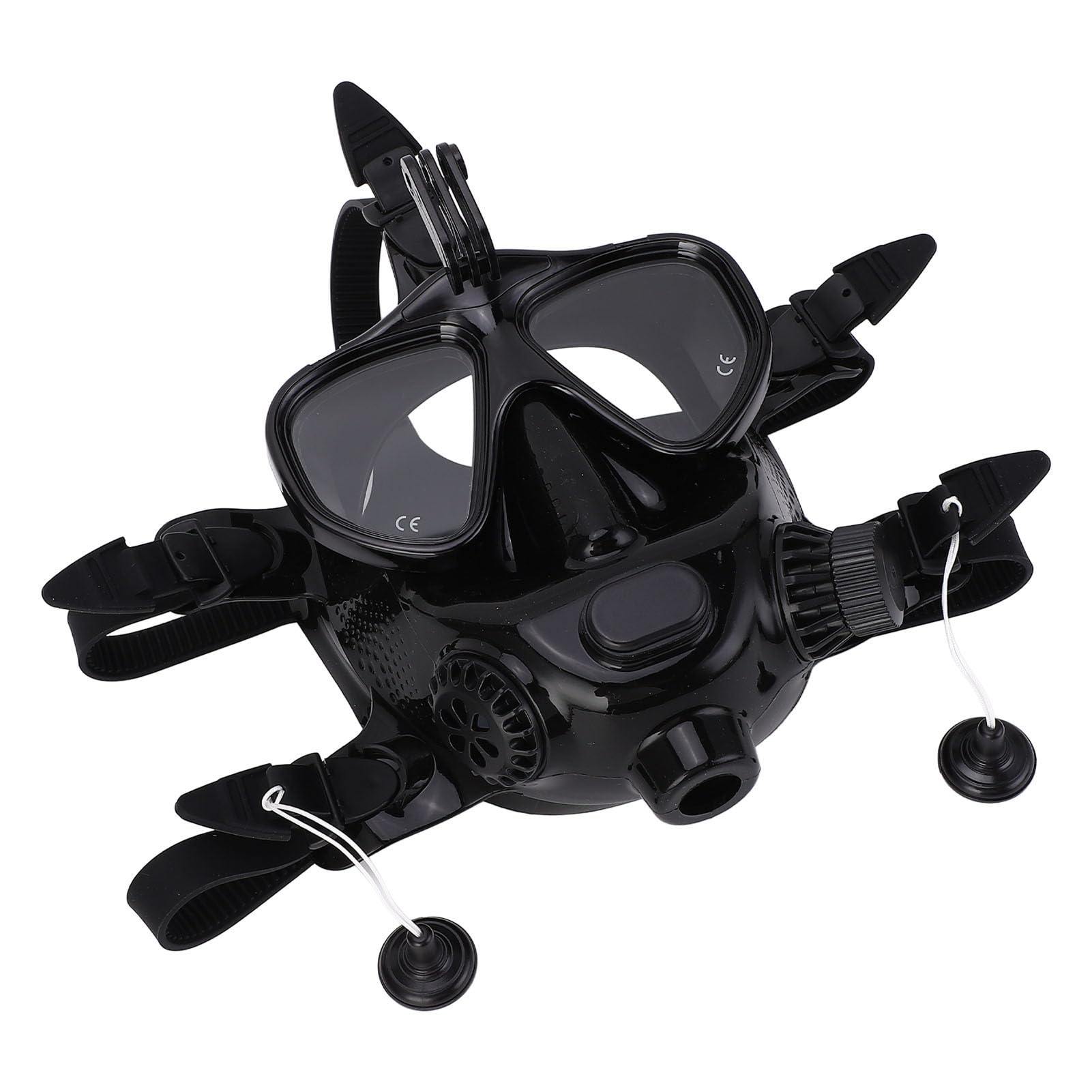 Gafas de Snorkel de Cara Completa, Gafas de Buceo con Vista Panorámica de 180° a Prueba de Fugas para Bucear