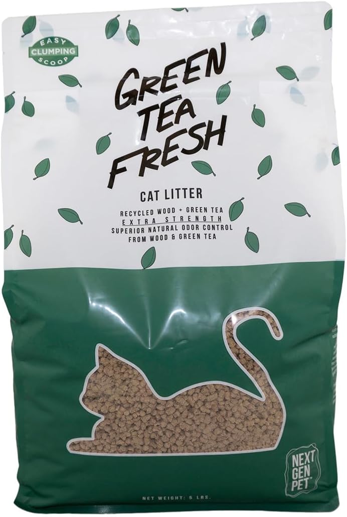 Green Tea Fresh Cat Litter 5 Pound Bag