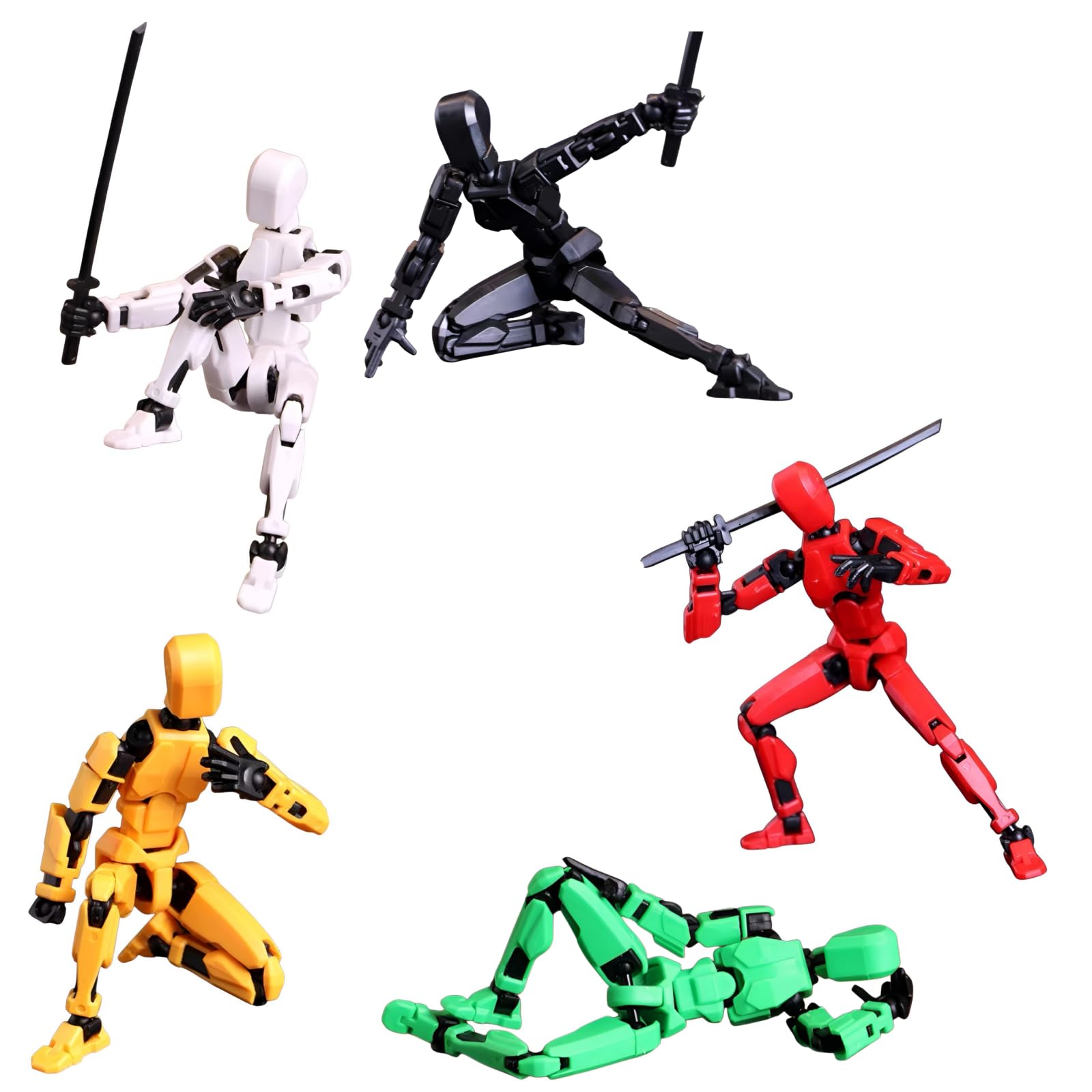 Amazon.co.jp: [Koutimule]組み立て人形玩具 3d アクションフィギュア