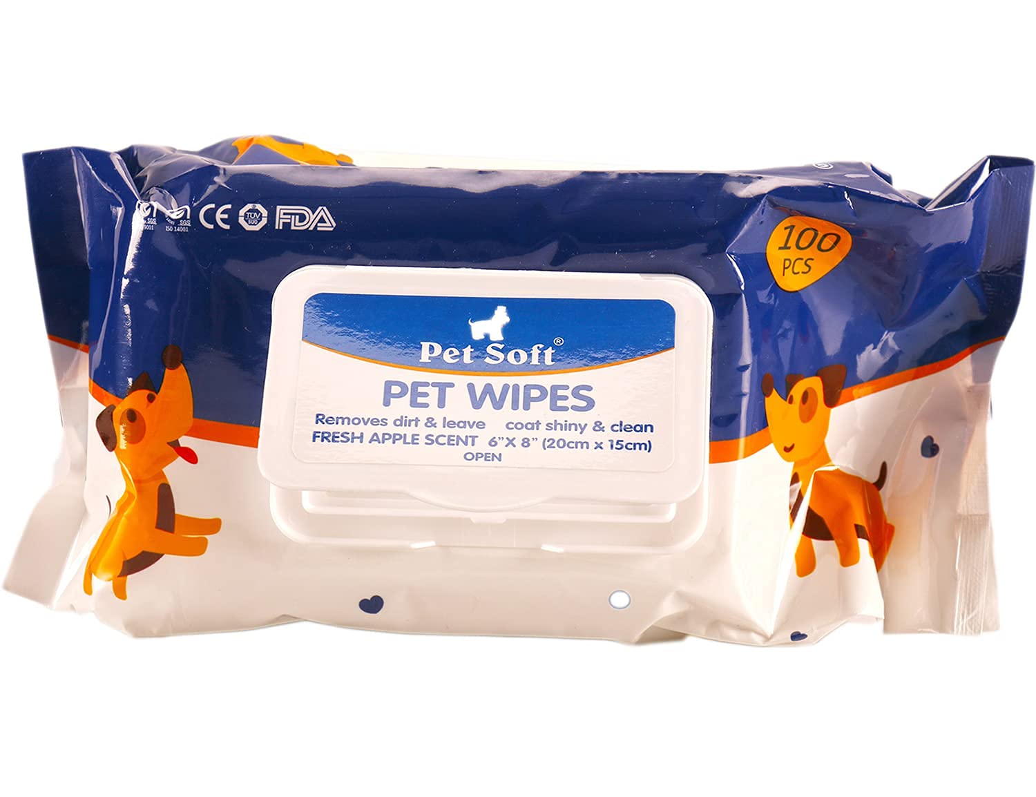 PSK PET MART Dog & Cat Wipes Wet for Ears Eyes Face Butt Paw Body Hypoallergenic 100 Counts Per Pack (B09ZP7D46B) Amazon Price History, Amazon Price Tracker