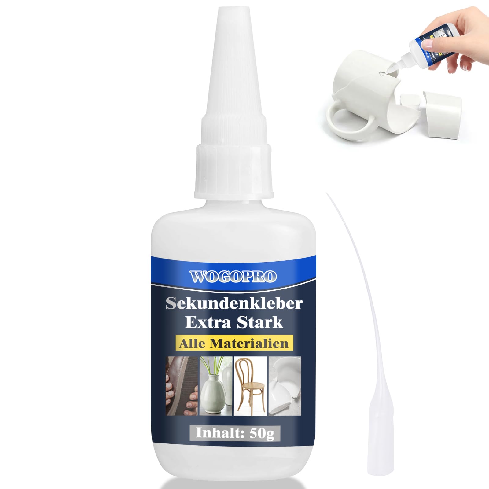 Universal AB Super Glue Resina Epoxi Pegamento Líquido Adhesivo Reparación Pegamento (4ml