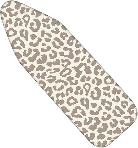 Miniatura 19 de Funda para tabla de planchar con estampado de leopardo Nuxovilar, 15 x 54 pulgadas, se adapta a la mayoría de las tablas estándar, accesorio para